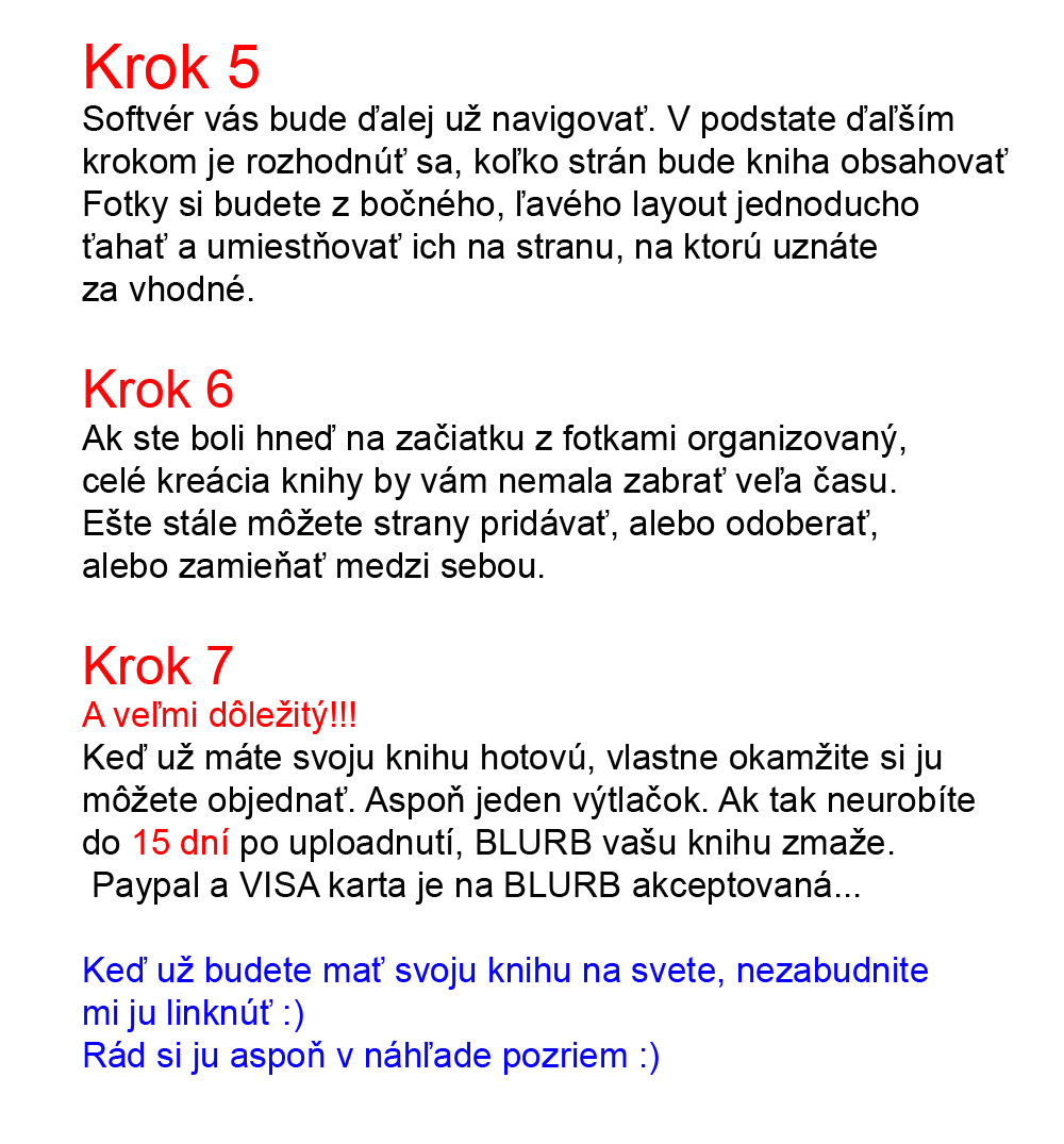 Krok 5, 6, 7