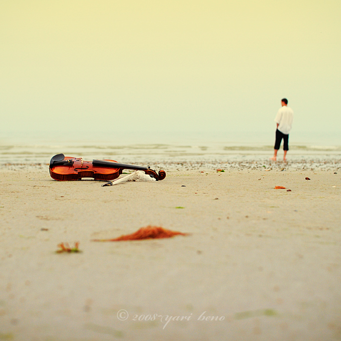 On the beach